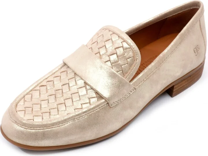 Crew Woven Leather Loafer