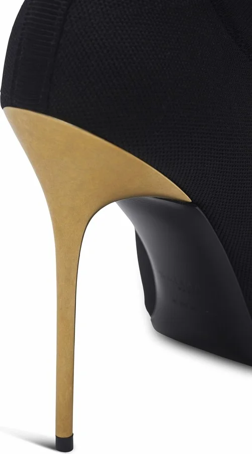 Crewneck Knit Ankle Boots - Image 9