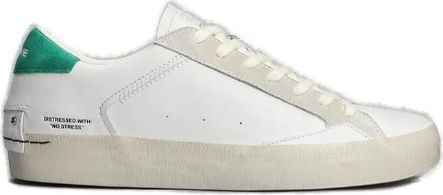 Crime London Distressed Lace-Up Sneakers