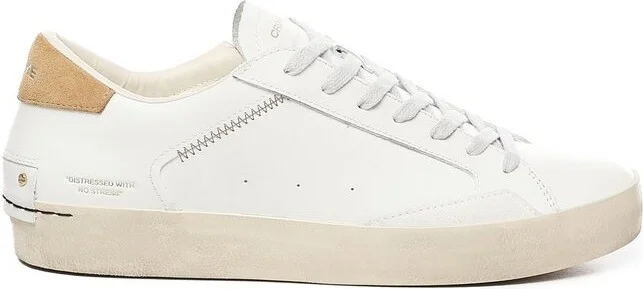 Crime London Distressed Lace-Up Sneakers