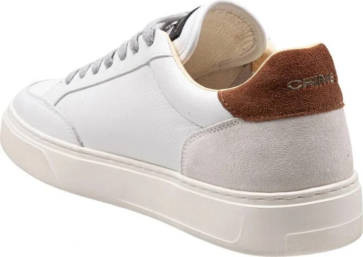 Crime London Leather Sneakers - Image 3