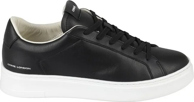 Crime London Round-Toe Lace-Up Sneakers