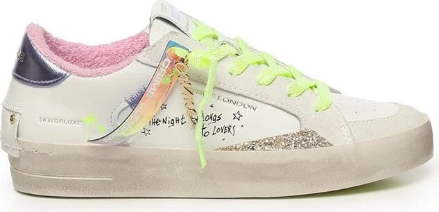 Crime London Sk8 Deluxe Lace-Up Sneakers