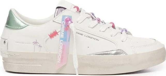 Crime London Sk8 Deluxe Lace-Up Sneakers