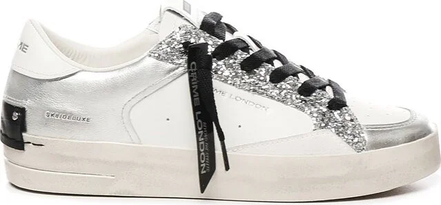 Crime London Sk8 Deluxe Lace-Up Sneakers