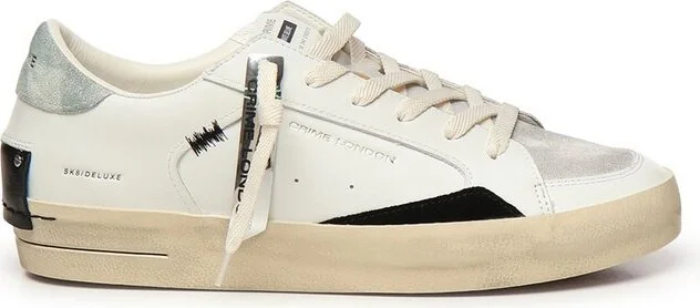 Crime London Sk8 Deluxe Lace-Up Sneakers