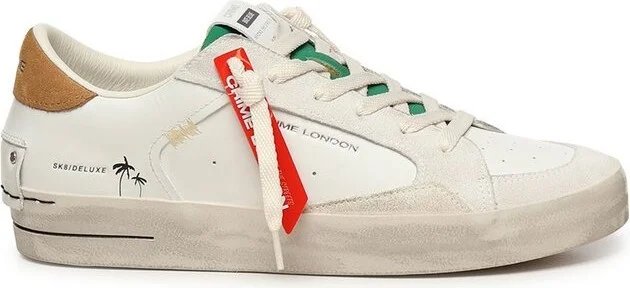 Crime London Sk8 Deluxe Lace-Up Sneakers