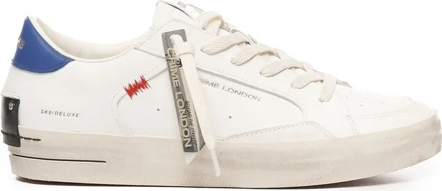 Crime London Sk8 Deluxe Lace-Up Sneakers