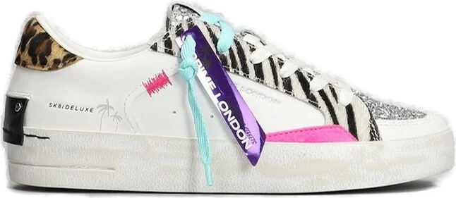Crime London Sk8 Deluxe Lace-Up Sneakers