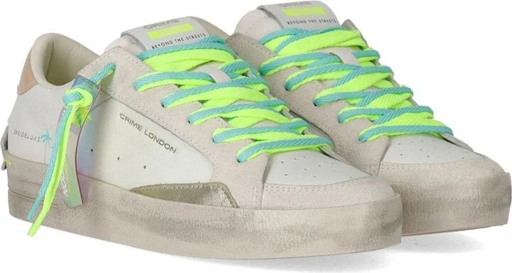 Crime London Sk8 Deluxe Nude Bliss Sneaker - Image 2