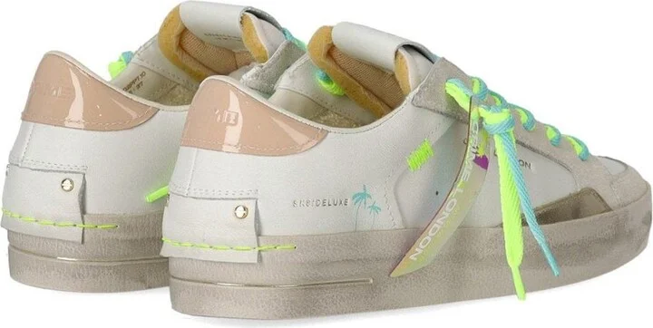 Crime London Sk8 Deluxe Nude Bliss Sneaker - Image 4