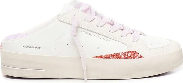 Crime London Slip On Lace-Up Sneakers
