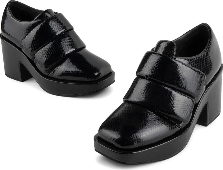 Crime Platform Loafer-Black