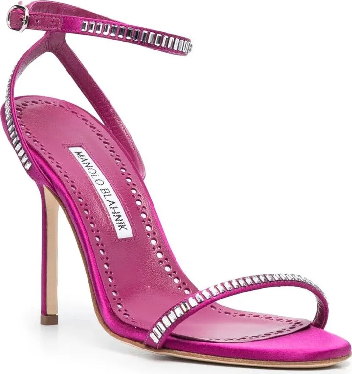 Crinastra 105mm satin strappy sandals - Image 2