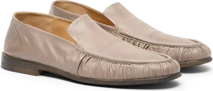 Crinkled-Leather Loafers - Image 2