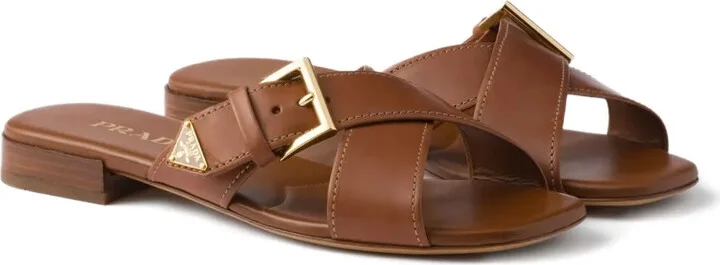 Criss-Cross Buckle-Fastening Sandals - Image 2