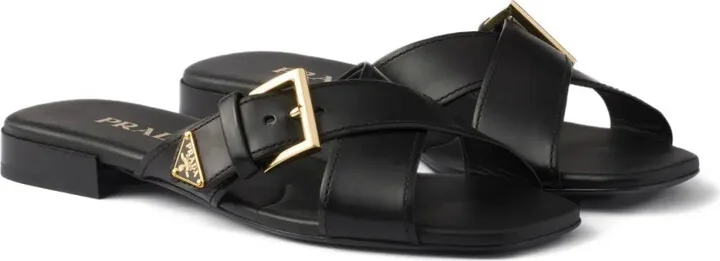 Criss-Cross Buckle Sandals - Image 2