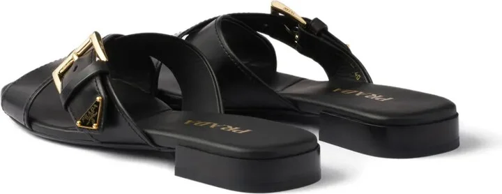 Criss-Cross Buckle Sandals - Image 3