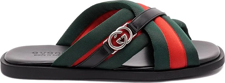 Criss-Cross Sandals With `Web`