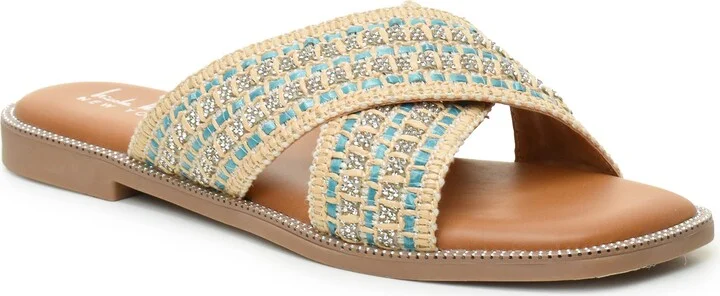Criss Cross Slide Sandal