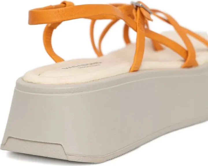 Criss-Cross Strappy Platform Sandals - Image 3