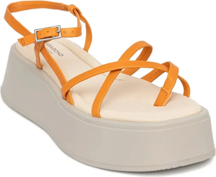 Criss-Cross Strappy Platform Sandals