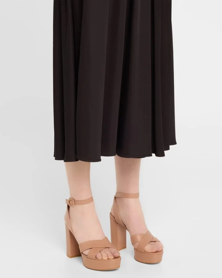 Crisscross Ankle-Strap Platform Sandals - Image 5