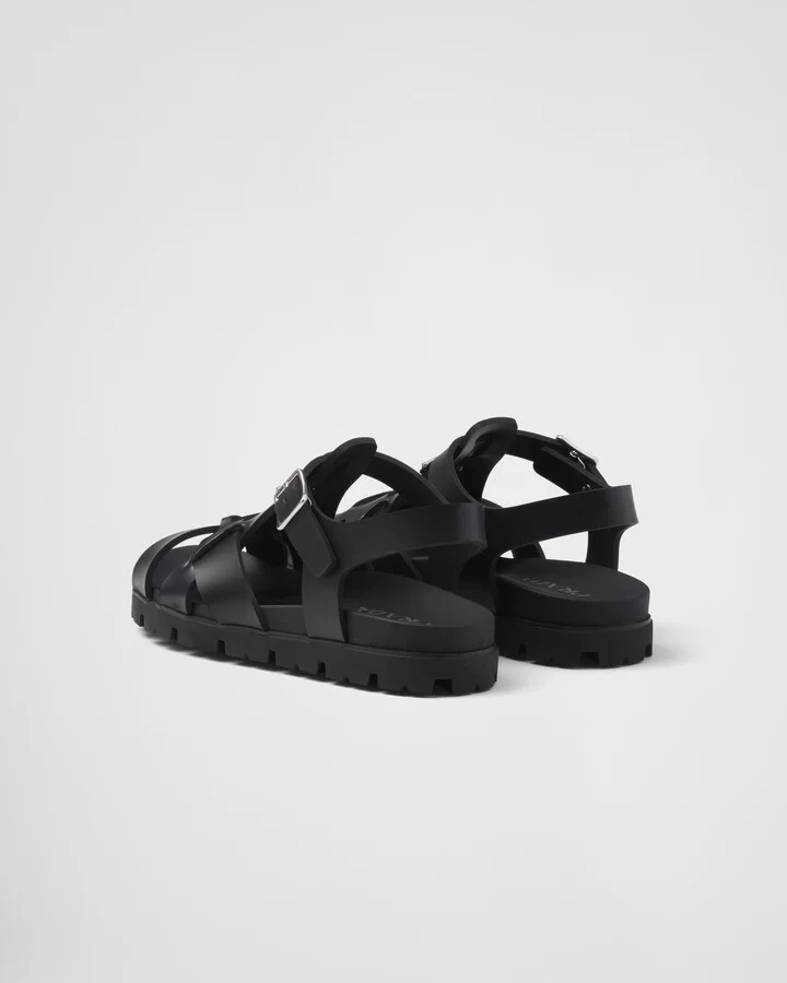 Crisscross rubber sandals - Image 5