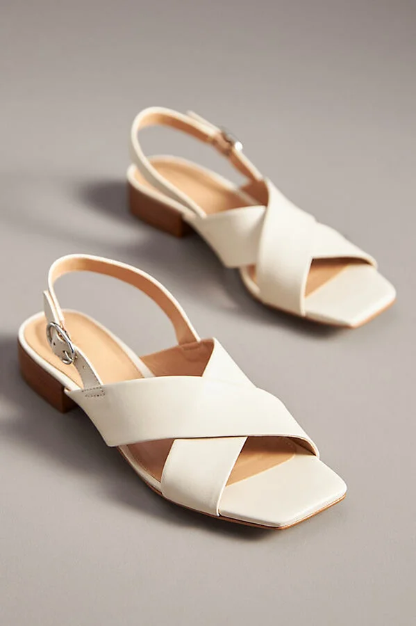 Crisscross Slingback Sandals - Image 2