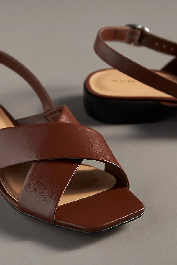 Crisscross Slingback Sandals - Image 3