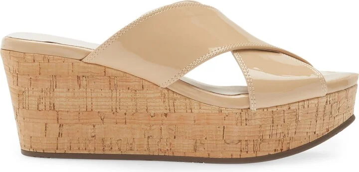 Crisscross Wedge Slide Sandal - Image 3