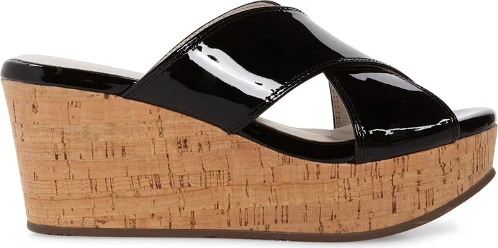 Crisscross Wedge Slide Sandal - Image 9
