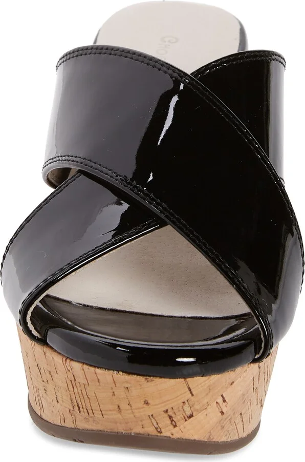 Crisscross Wedge Slide Sandal - Image 10