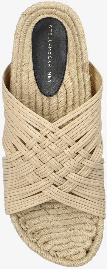 Crisscross Woven Flat Sandals - Image 3