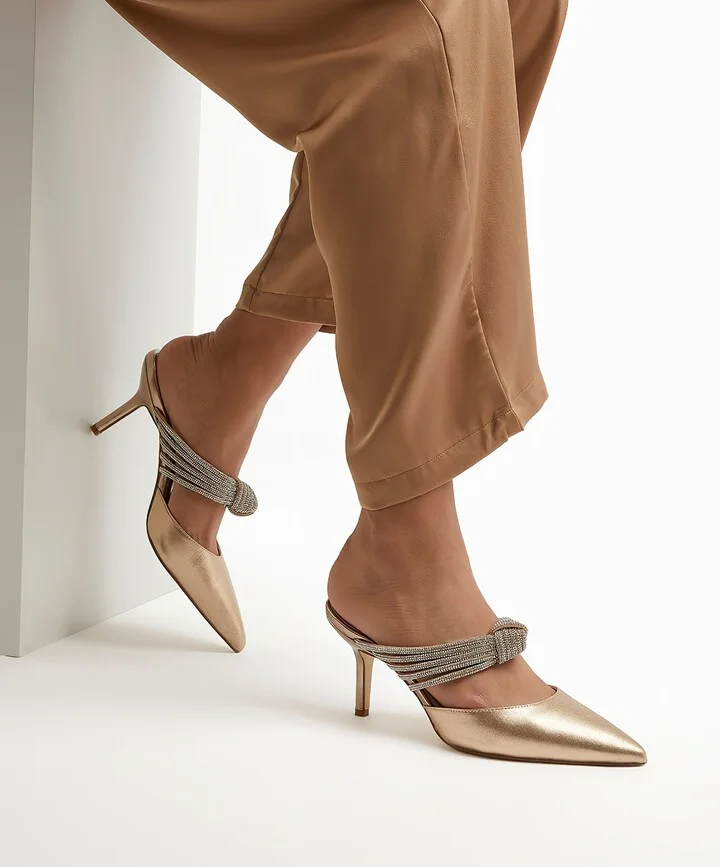 Croatias Embellished Pointed Toe Mule - Image 2