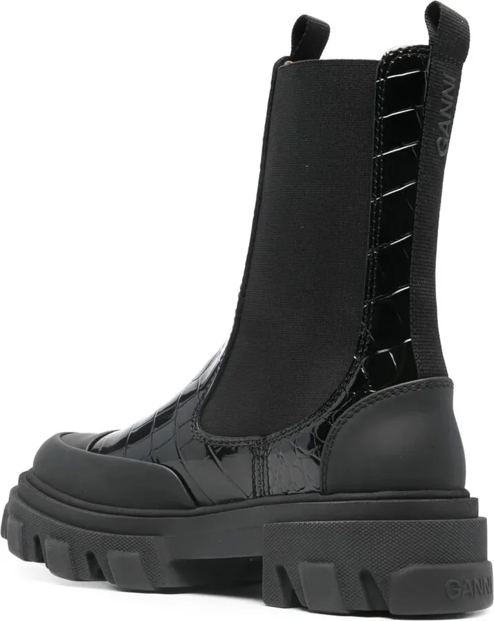 croc-effect Chelsea boots - Image 3