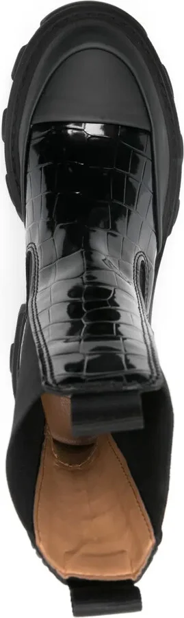 croc-effect Chelsea boots - Image 4