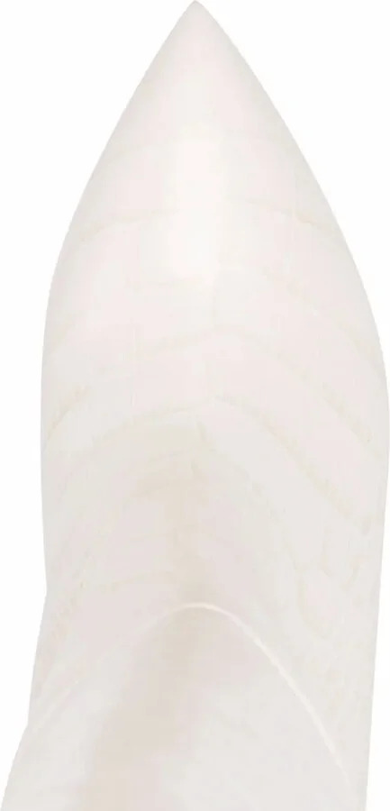 Croc-Effect Stiletto Boots - Image 4