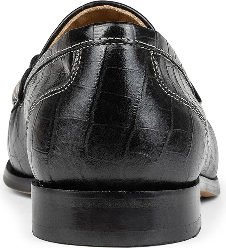 Croc Embossed Bit Loafer - Image 3