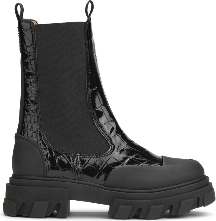 Croc Embossed Chelsea Boot - Image 3