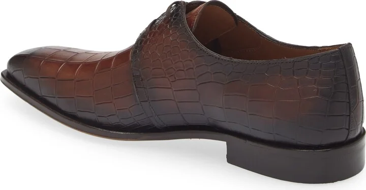 Croc Embossed Derby - Image 2