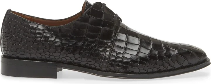 Croc Embossed Derby - Image 10