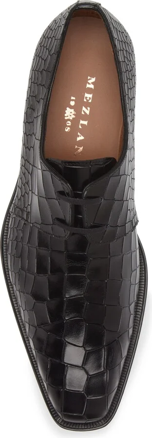 Croc Embossed Derby - Image 11