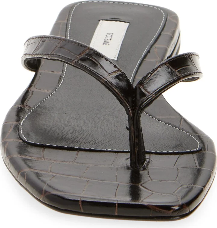 Croc Embossed Flip Flop - Image 4