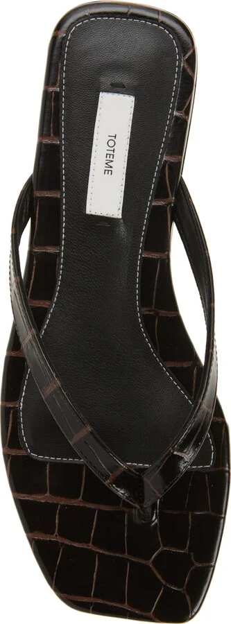 Croc Embossed Flip Flop - Image 5