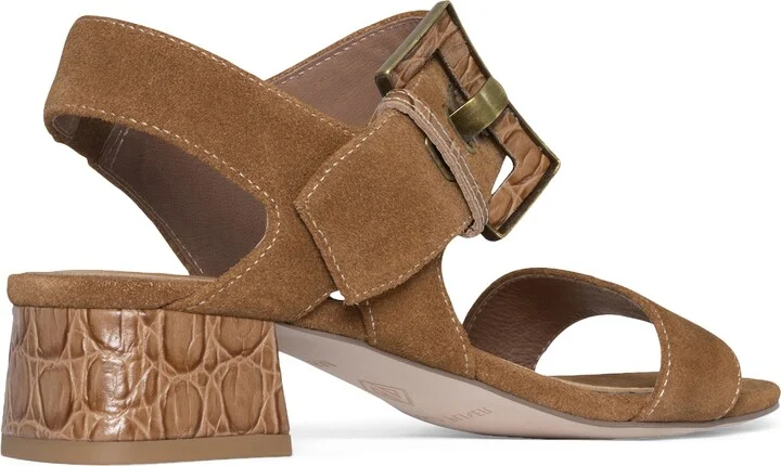 Croc Embossed Heel Sandal - Image 2