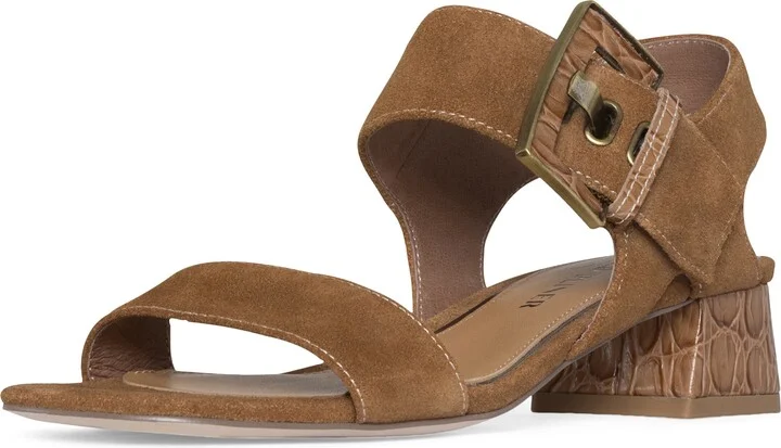 Croc Embossed Heel Sandal - Image 8