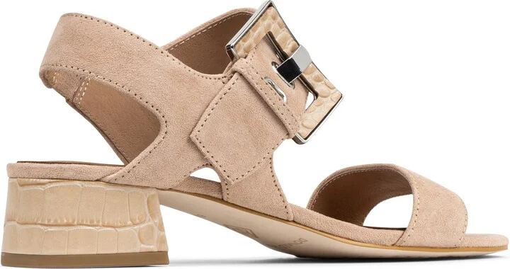 Croc Embossed Heel Sandal - Image 10