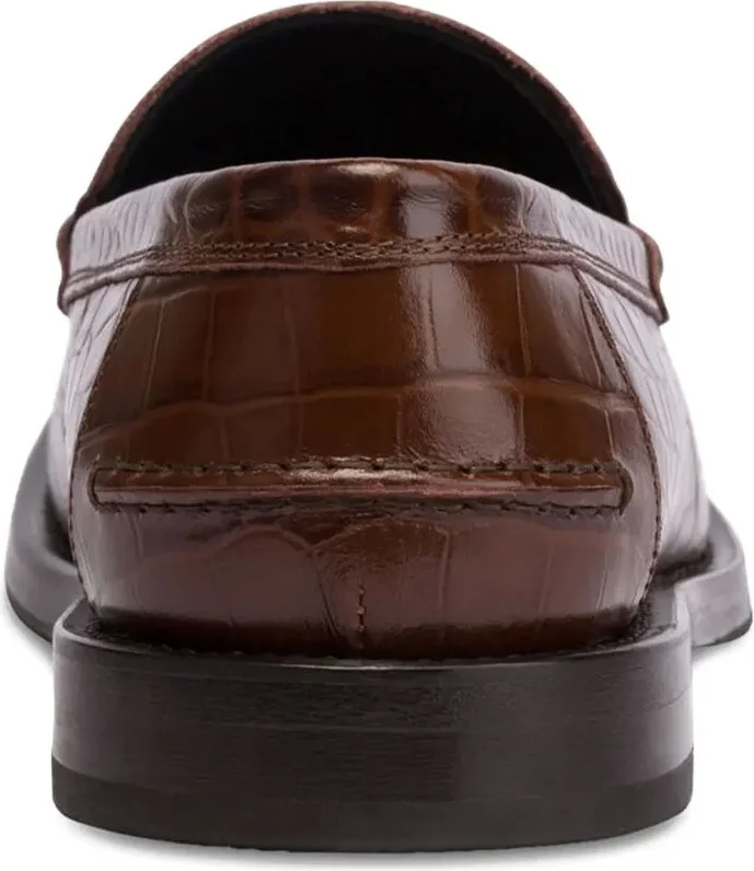 Croc-Embossed Loafers - Image 3