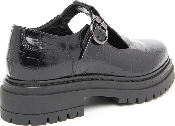 Croc Embossed Lug Sole Mary Jane - Image 2